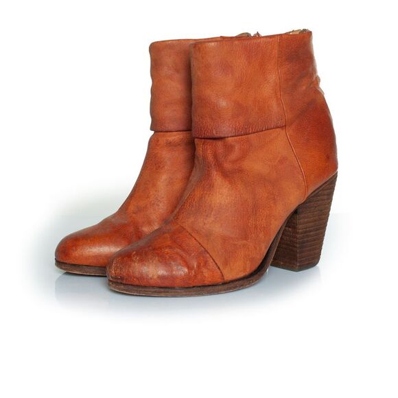 Rag & Bone NY Newbury back zip ankle boots